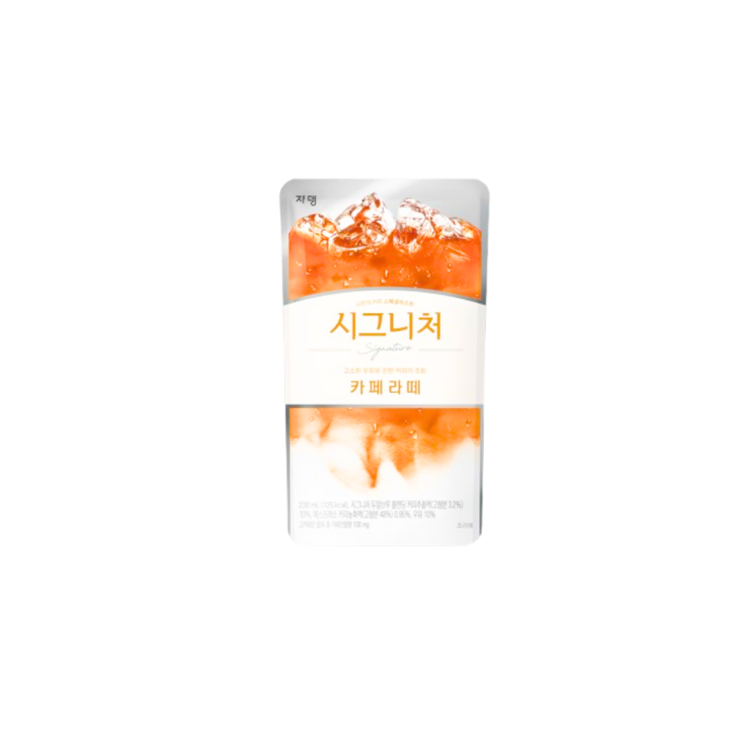 Pouch drink café latte